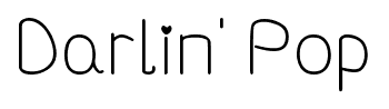 Darlin’ Pop font